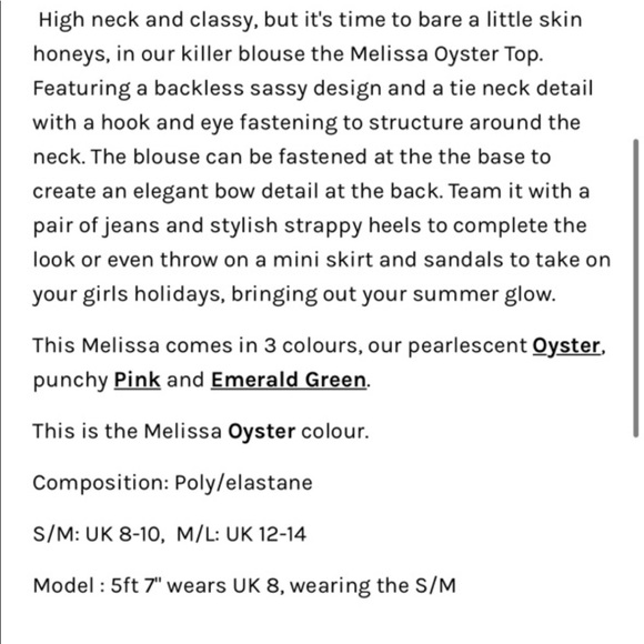 Melissa Oyster Top 🦪 - Picture 3 of 3